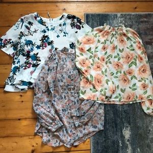 Floral blouse BUNDLE